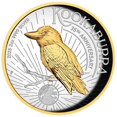 Kookaburra - 2 Oz - Silver Proof Collector Coin