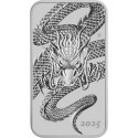 Drakonas stačiakampio formos (2025) - 1 Oz - Sidabrinė investicinė moneta