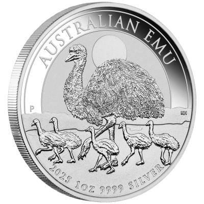 Australijos emu (2025) - 1 oz - Sidabrinė investicinė moneta
