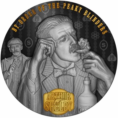 "Peaky Blinders" - Artūras Šelbis - 2 oz - Sidabrinė kolekcinė moneta
