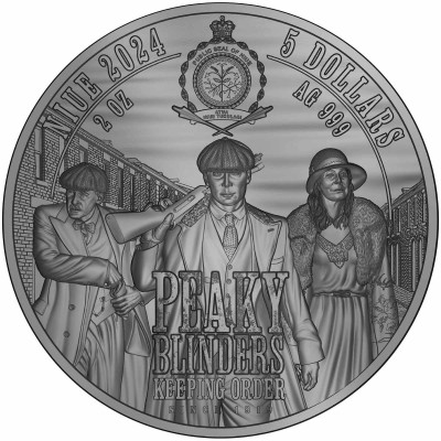 "Peaky Blinders" - Artūras Šelbis - 2 oz - Sidabrinė kolekcinė moneta