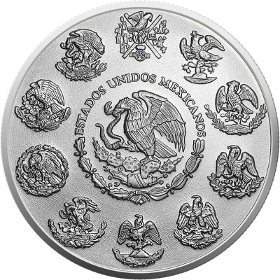 Meksika Libertad - Gamtos jėgos - Vanduo - 1 oz - Sidabrinė kolekcinė moneta