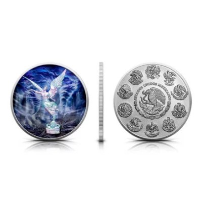 Meksika Libertad - Gamtos jėgos - Oras - 1 oz - Sidabrinė kolekcinė moneta