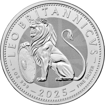 Britų liūtas (2025) - 1 Oz - Sidabrinė investicinė moneta