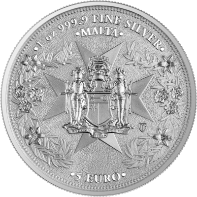 Maltos auksinis erelis (2025) - 1 Oz - investicinė sidabro moneta