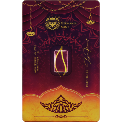 Germania Mint Diwali - 1g - investicinis aukso luitas