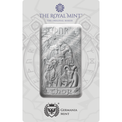 Šiaurės dievai - Toras - 10 oz - sidabro investicinis luitas