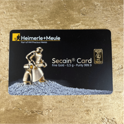 Heimerle + Meule - 0,5g - aukso investicinis luitas