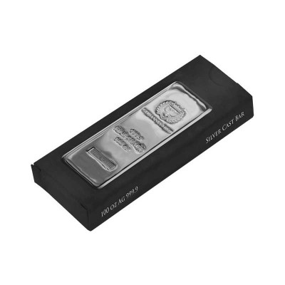 Germania Mint - 100 Oz - investicinis sidabro luitas