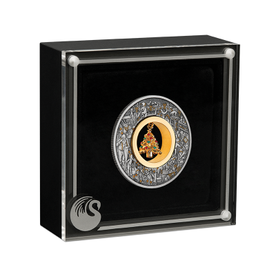 Kalėdų Senelio dirbtuvės (2025 m.) - 2 oz - Sidabrinė kolekcinė moneta