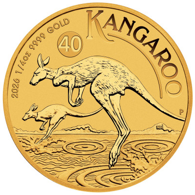 Australian Kangaroo (2026) - 1/4 Oz - Gold Investment Coin