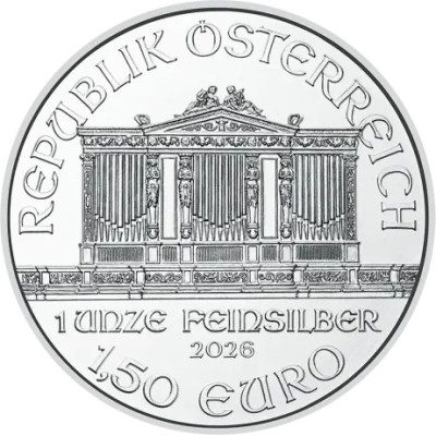 Wiener Philharmoniker (2026) - 1 Oz - sidabro investicinė moneta
