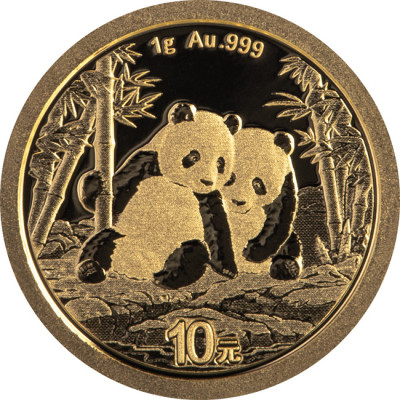 Panda (2026) - 1g - auksinė investicinė moneta