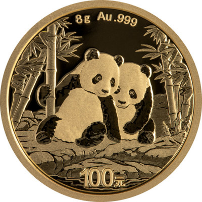 Panda (2026) - 8g - auksinė investicinė moneta