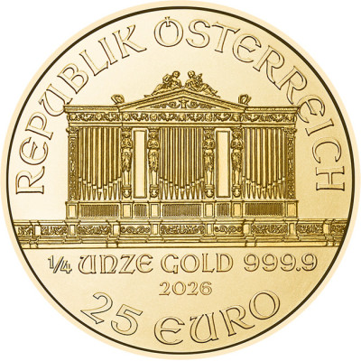 Wiener Philharmoniker (2026) - 1/4 Oz - auksinė investicinė moneta