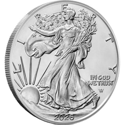 Amerikos erelis (2026) - 1 Oz - sidabro investicinė moneta