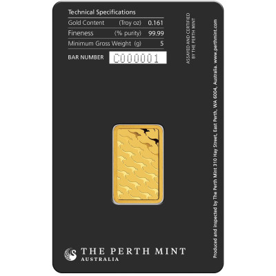 Perth Mint - Kengūra -5g- investicinis aukso luitas