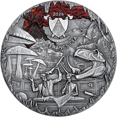 Kelionė į Žemės centrą (2026 m.) - 3 oz - kolekcinė sidabro moneta
