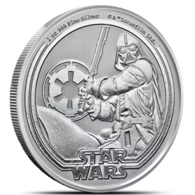 Star Wars Darth Vader (2026) - 1 Oz - Sidabrinė...