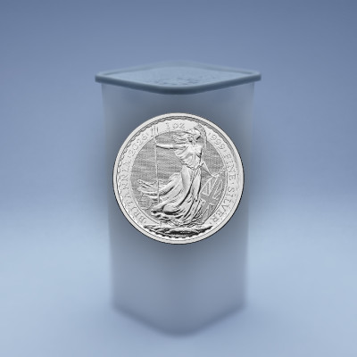 "Britannia" 1 oz tūbelė, skersmuo 38,61 mm - tuščia