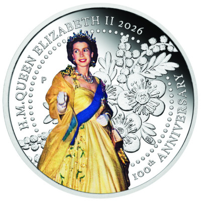 Karalienė Elžbieta II - sidabrinių kolekcinių monetų rinkinys