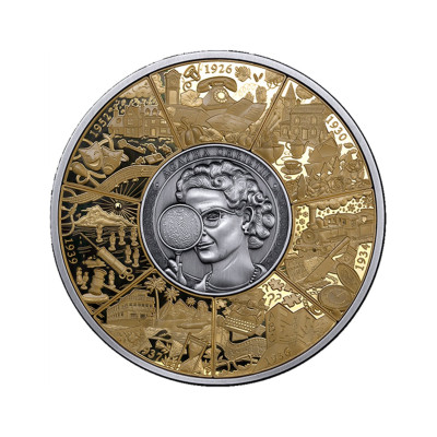 Agatha Christie (2026) - 5 oz sidabro kolekcinė moneta