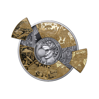 Agatha Christie (2026) - 5 Oz - Silver Collector Puzzle Coin