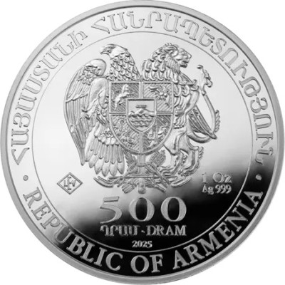 Nojaus arka (2026) - 1 Oz - sidabro investicinė moneta
