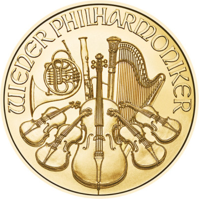 Wiener Philharmoniker (EUR vyresni metai) - 1 Oz -...