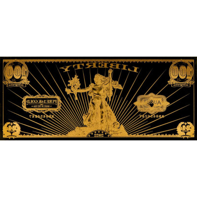 Sent Gaudenso Laisvė - 24 k aukso banknotas - bet kurie metai