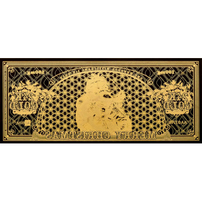 Santa Bucks Aurum - 24k aukso banknotas
