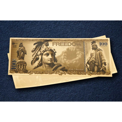 Freedom Aurum - 24k Gold Bill (100mg)