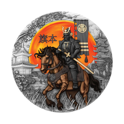 Hatamoto - 2 oz - sidabrinė kolekcinė moneta