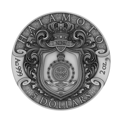 Hatamoto - 2 oz - sidabrinė kolekcinė moneta