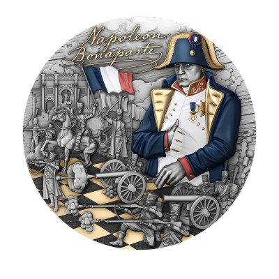 Napoleonas Bonapartas - 2 oz - Sidabrinė kolekcinė moneta