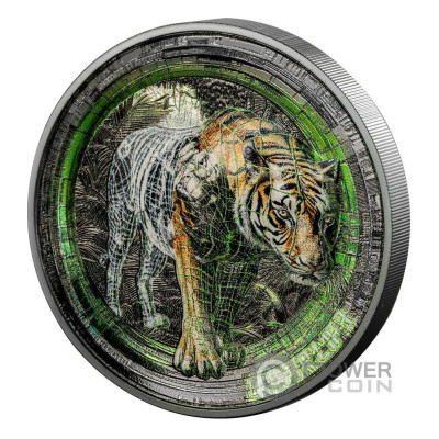 Tigras Kitas gyvenimas - 3 oz - Sidabrinė kolekcinė moneta