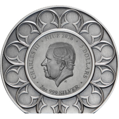 „Imperial State Crown“ (2026) – 2 uncijos – sidabrinė „proof“ kolekcinė moneta